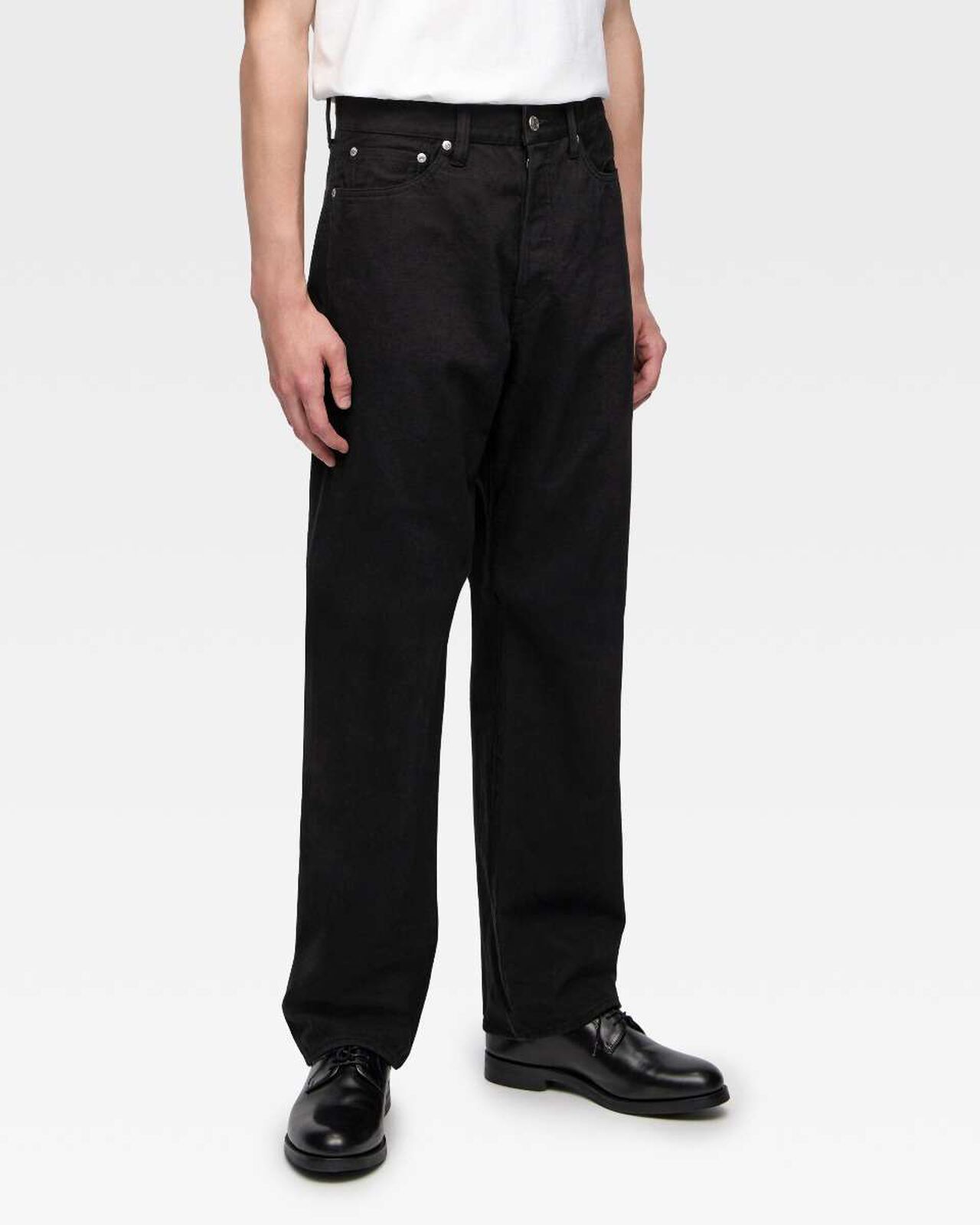 #100 STRAIGHT - KYOTOMONTSUKI DYED,BLK, large image number 1