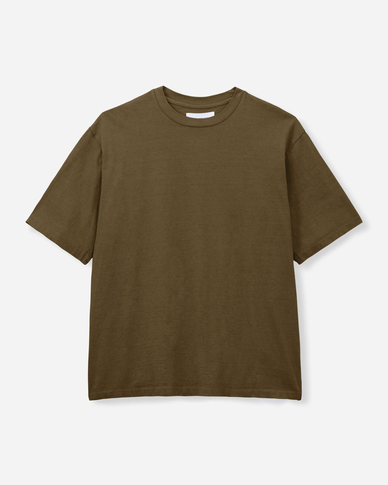 ZIMBABWE COTTON SS TEE-PRODUCT DYE(BODY),KHAKI, large image number 2