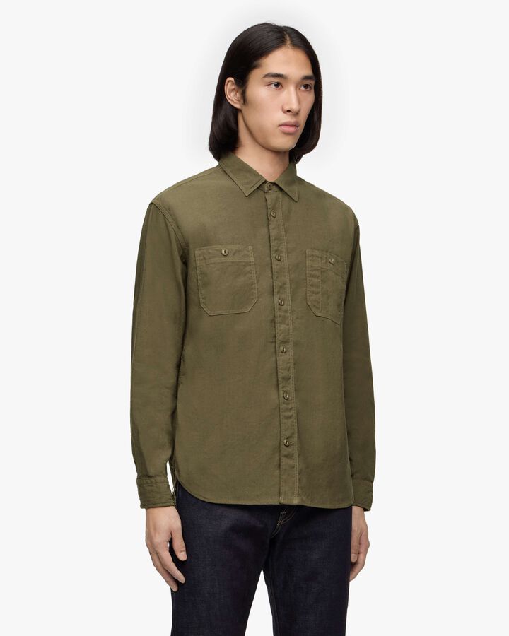 [Late Mar Release] LINEN L/S SHIRT,, medium