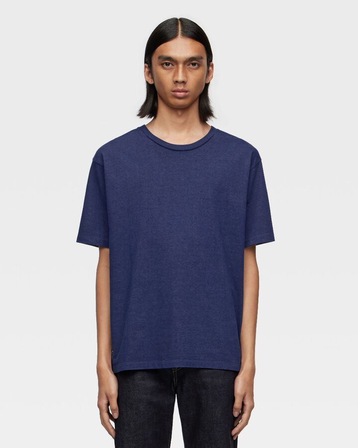 SOFT HEAVY OUNCE S/S TEE - NATURAL INDIGO,, medium