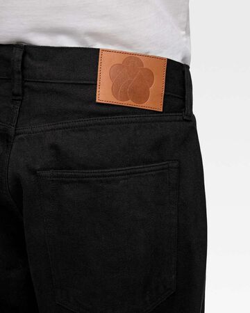 #100 STRAIGHT - KYOTOMONTSUKI DYED,BLK, small image number 4