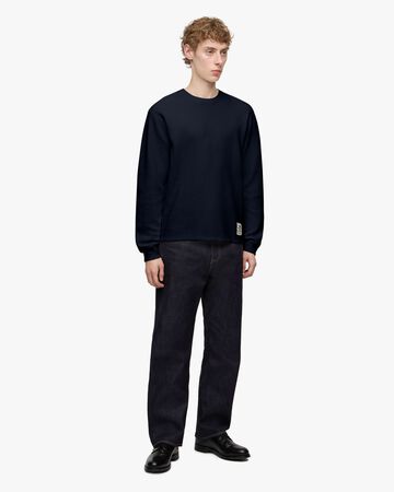 SUVIN COTTON THERMAL L/S TEE,Nero, large image number 8
