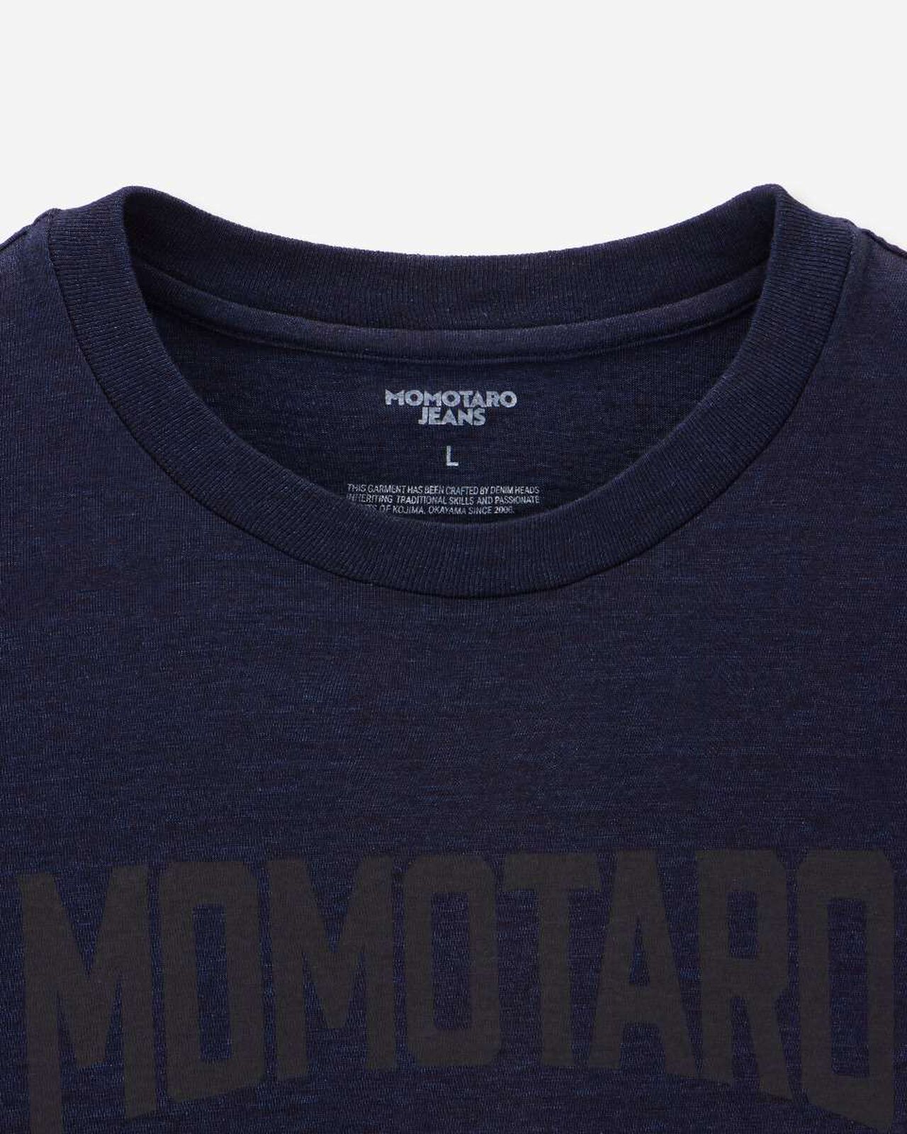 YARN DYED S/S TEE - ALPHABET FRONT),Indigo, large image number 7