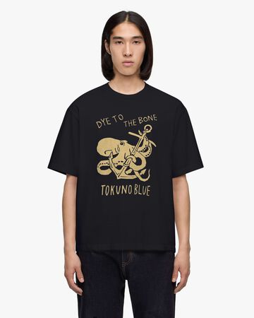 [Mid Feb Release] ZIMBABWE COTTON S/S TEE - OCTOPUS,NAVY, large image number 7