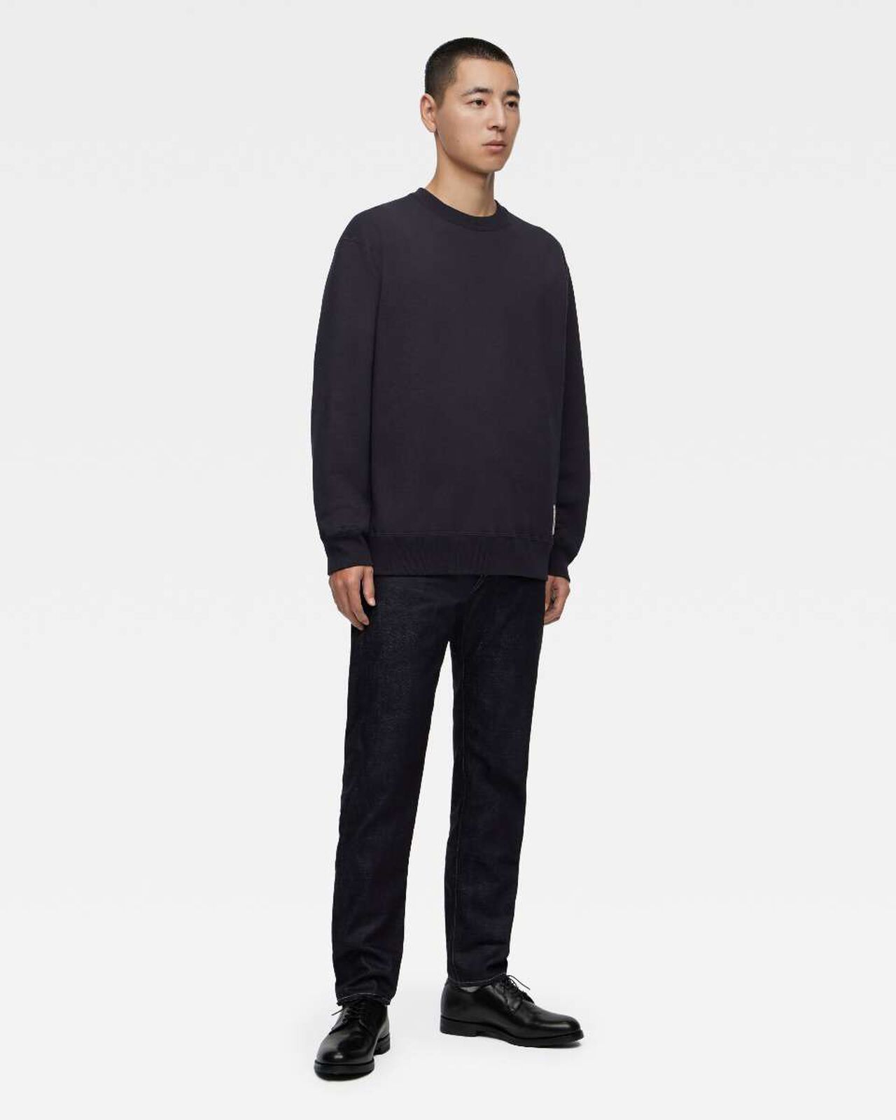 HEAVY TERRY SWEAT SHIRT,GRY, large image number 23