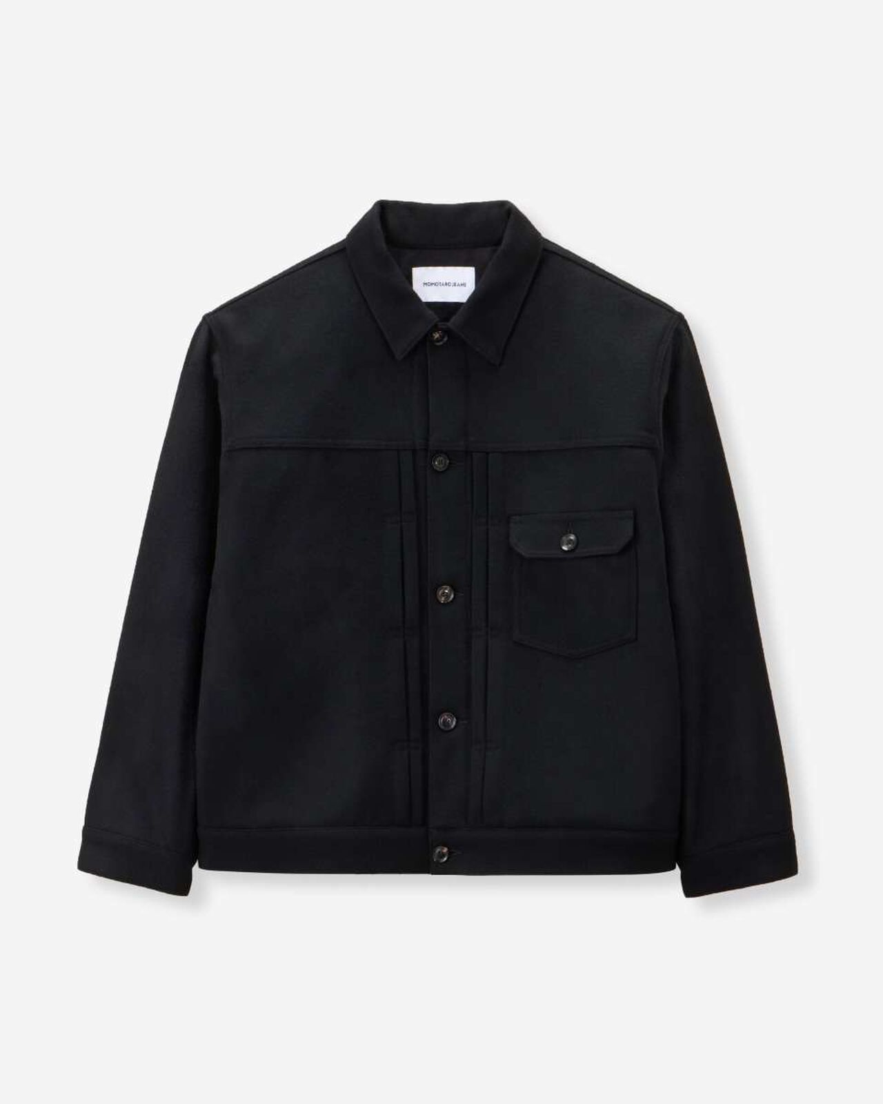 MELTON JACKET,BLK, large image number 5