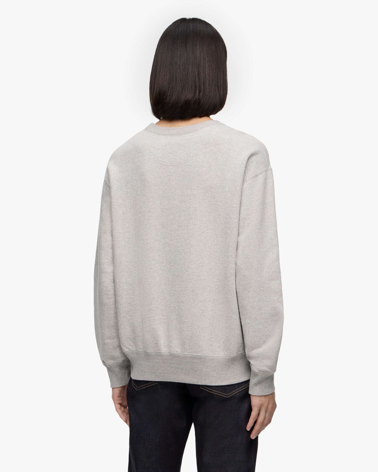LOOPWHEEL SWEAT SHIRT,Grigio, large image number 2