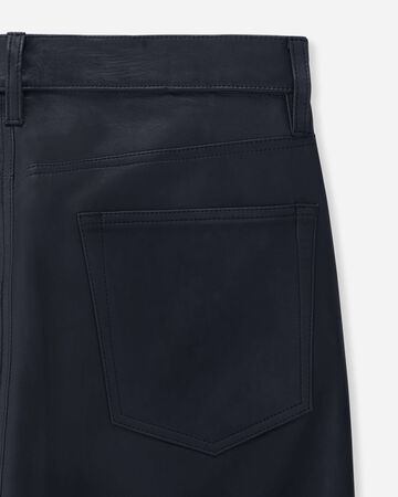 #100 STRAIGHT - SMOOTH LEATHER,BLK, large image number 8