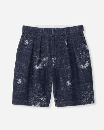 WIDE SHORTS - JAGUARD,Indigo, large image number 4
