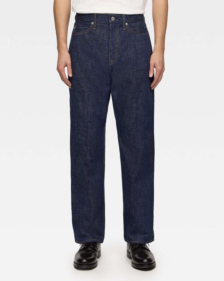 #100 NATURAL INDIGO STRAIGHT 12.2oz,, medium