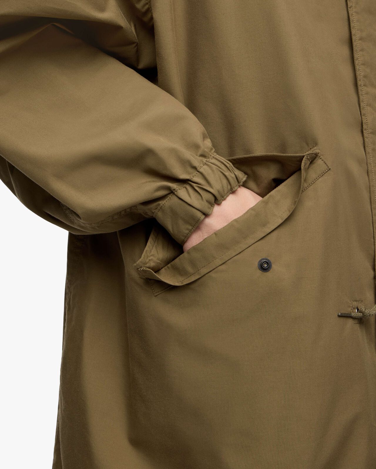 [Mid Feb Release] COTTON SILK MODS COAT,KHAKI, large image number 5