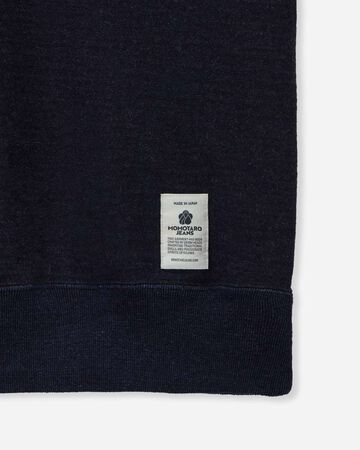 INDIGO SWEAT CREW NECK PO-YARN DYE,Indigo, small image number 10