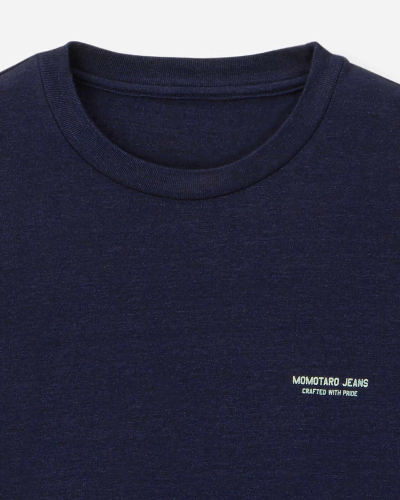 INDIGO YARN DYED TEE - GHOST SHIP,Indigo, large image number 7
