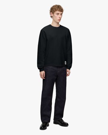 SUVIN COTTON THERMAL L/S TEE,Nero, large image number 12