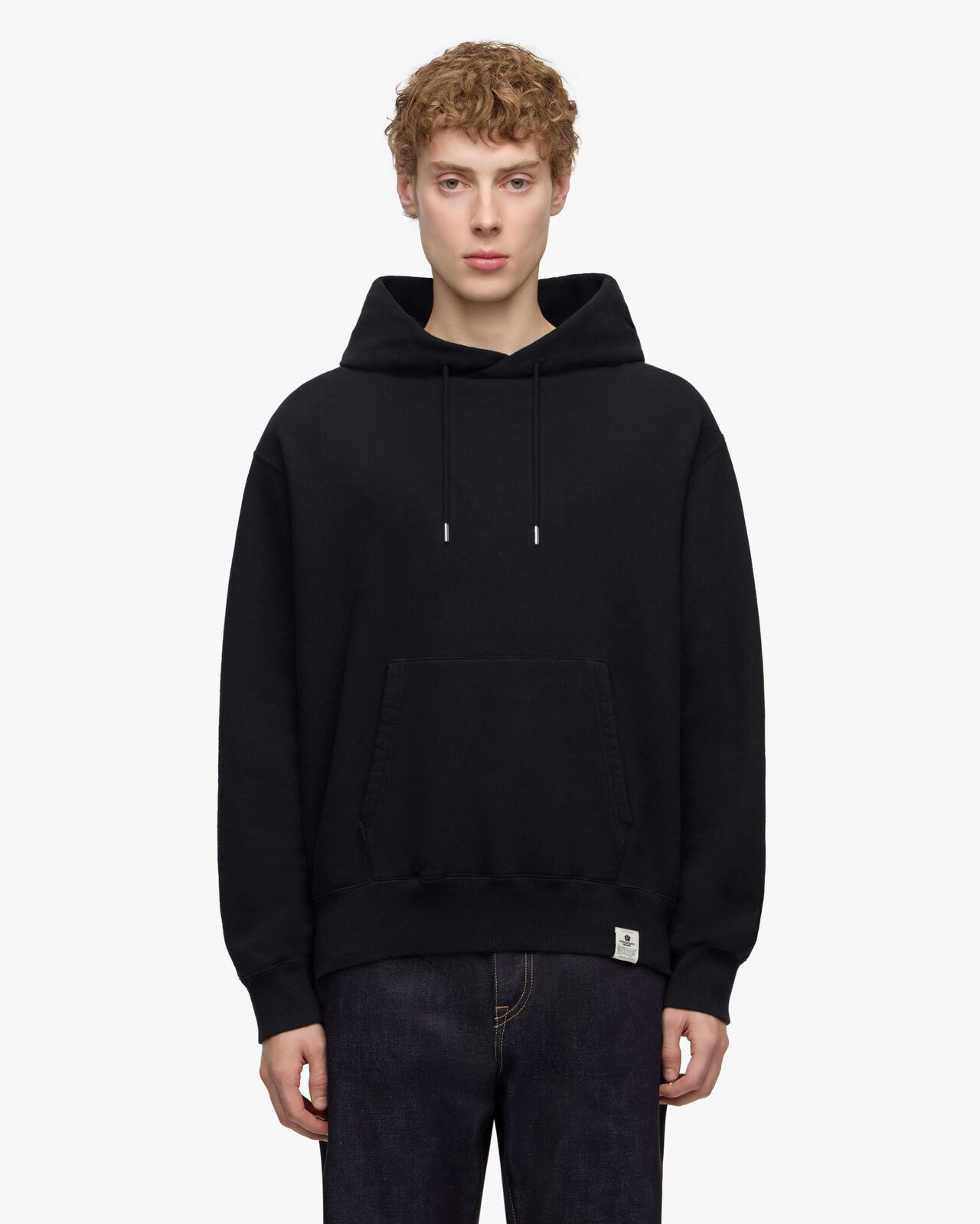 LOOPWHEEL SWEAT HOODY P/O,Grigio, large image number 6