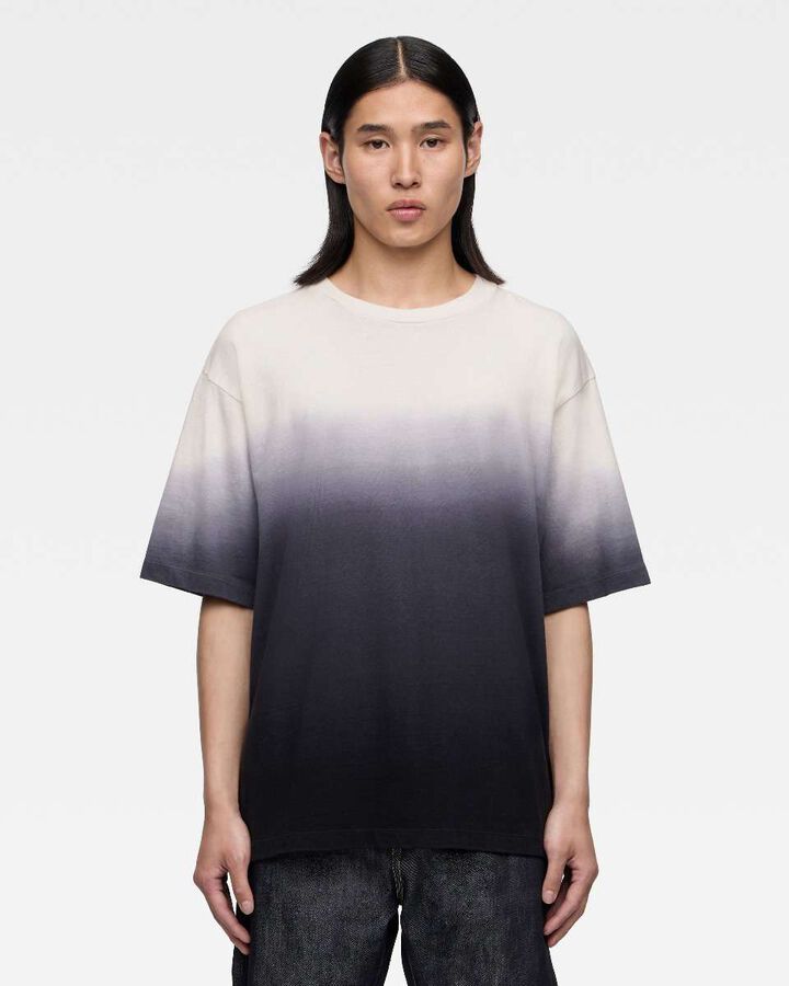 HEAVY WEIGHT S/S TEE - KYOTO MONTSUKI GRADATION,, medium