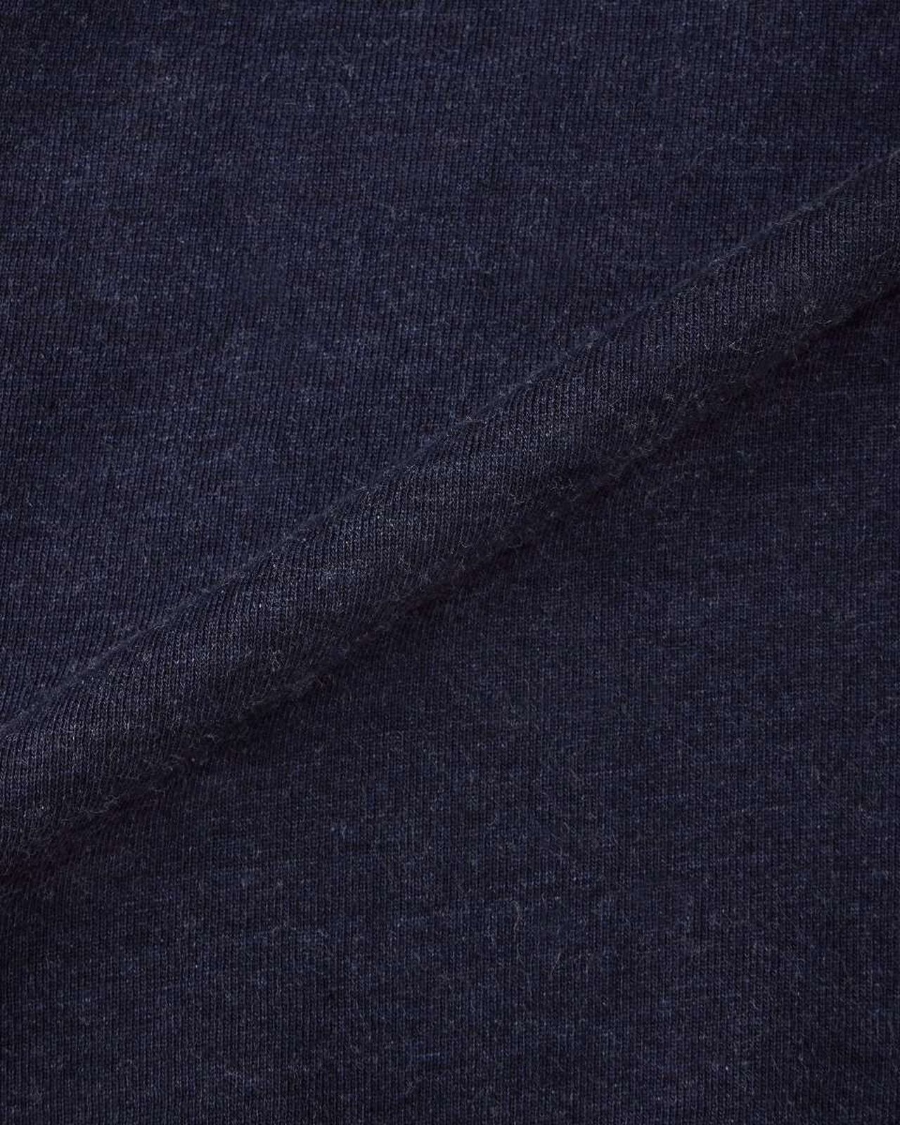 INDIGO SWEAT CREW NECK PO-YARN DYE,Indigo, large image number 11