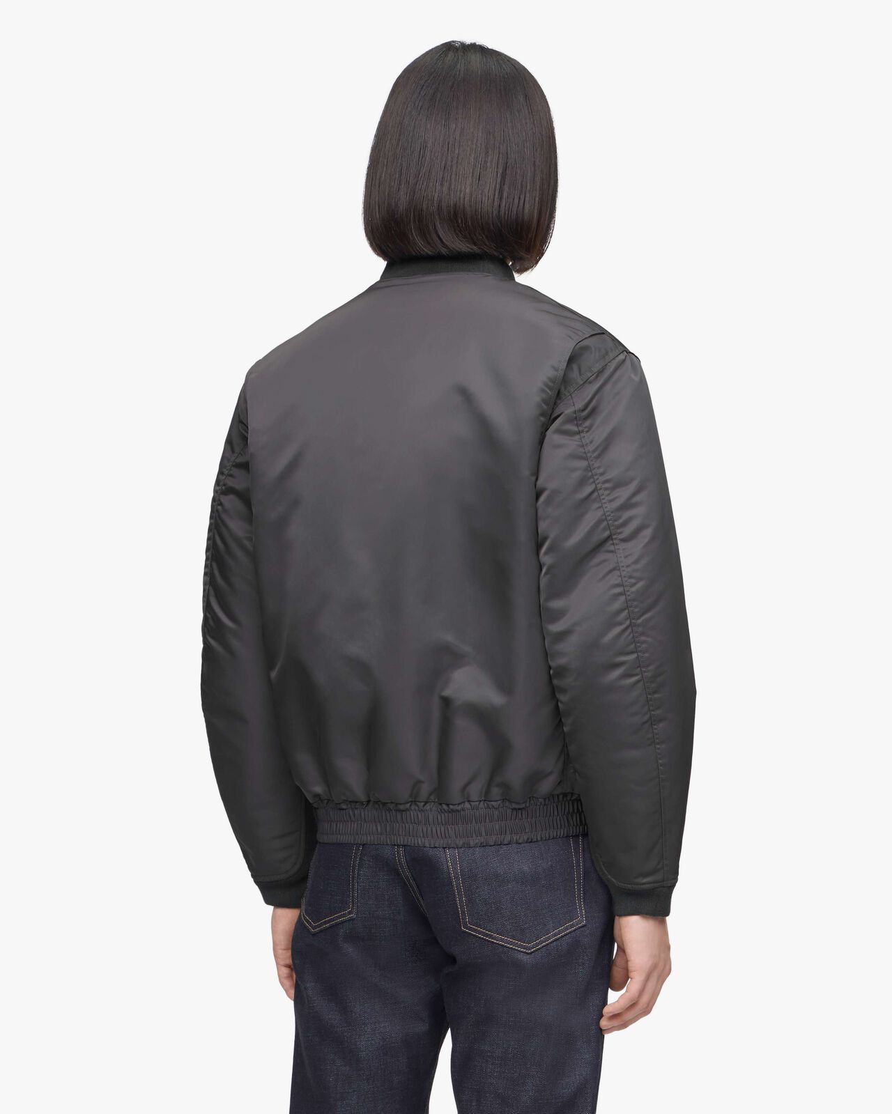 FLIGHT JACKET,Grigio, large image number 2