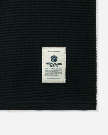 SUVIN COTTON THERMAL L/S TEE,Nero, large image number 16