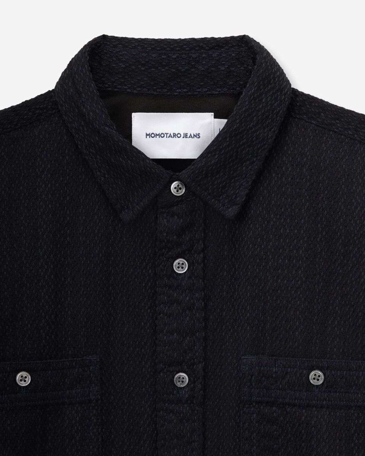SASHIKO WORK SHIRT,Indigo, large image number 7