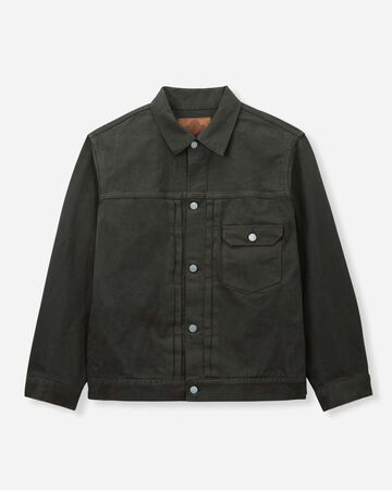 #001 DENIM JKT - BC,Light Black, large image number 6