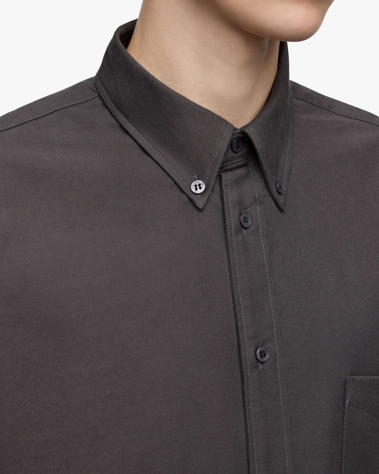 [Mid Feb Release] OXFORD L/S SHIRT,Light Black, large image number 19