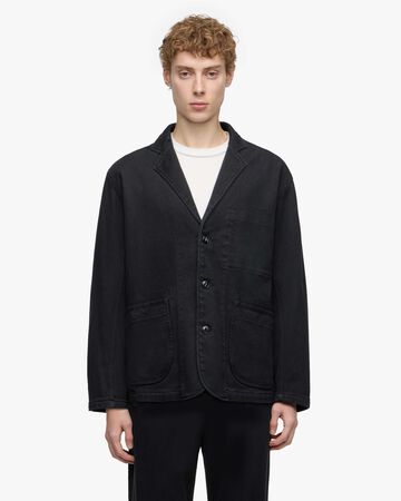 [Late Mar Release] SASHIKO TAILORED JACKET-OVERDYE,BLK, large image number 10