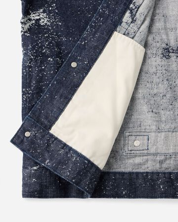 #001 DENIM JKT - JAGUARD,Indigo, large image number 10