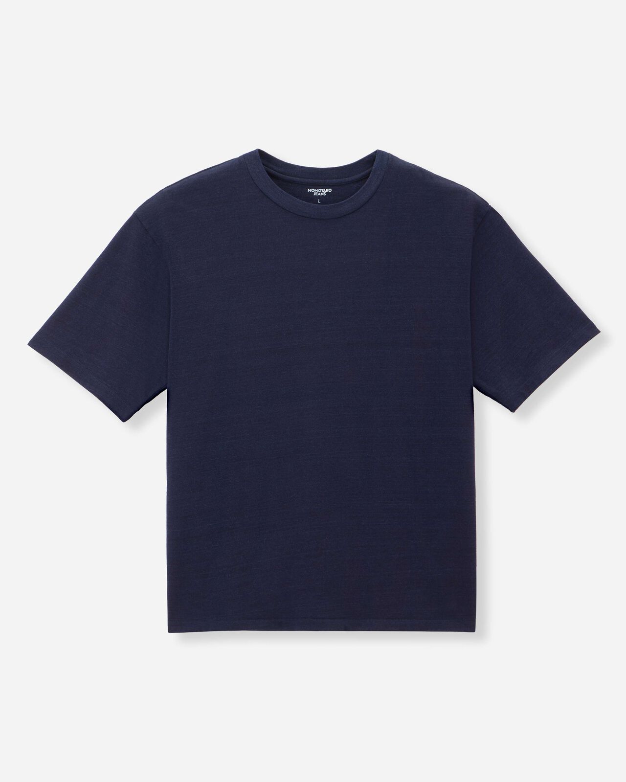 YARN DYED S/S TEE - INDIGO,Indigo, large image number 5