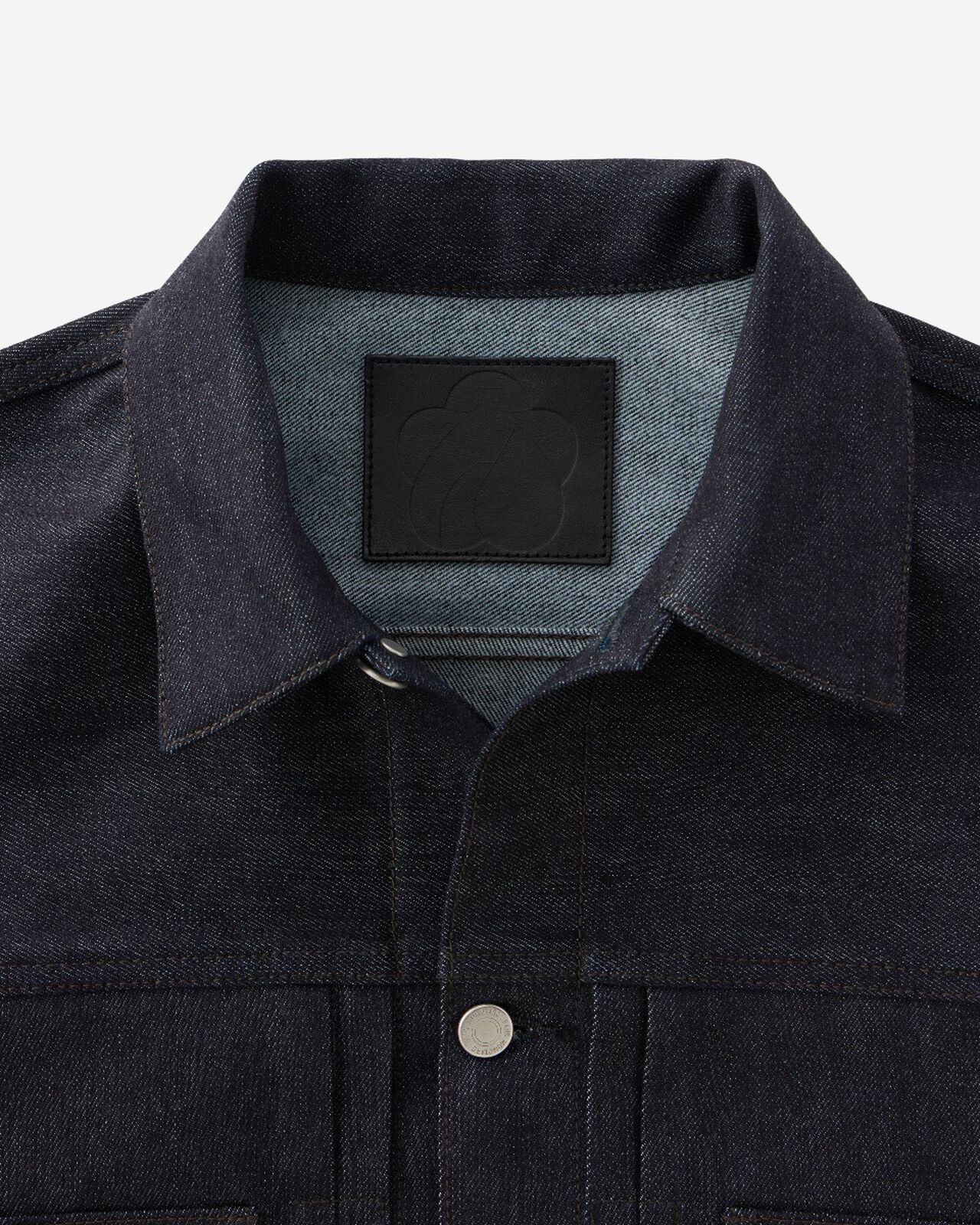 #002 CASHMERE DENIM JACKET 13.7oz,Indigo, large image number 10