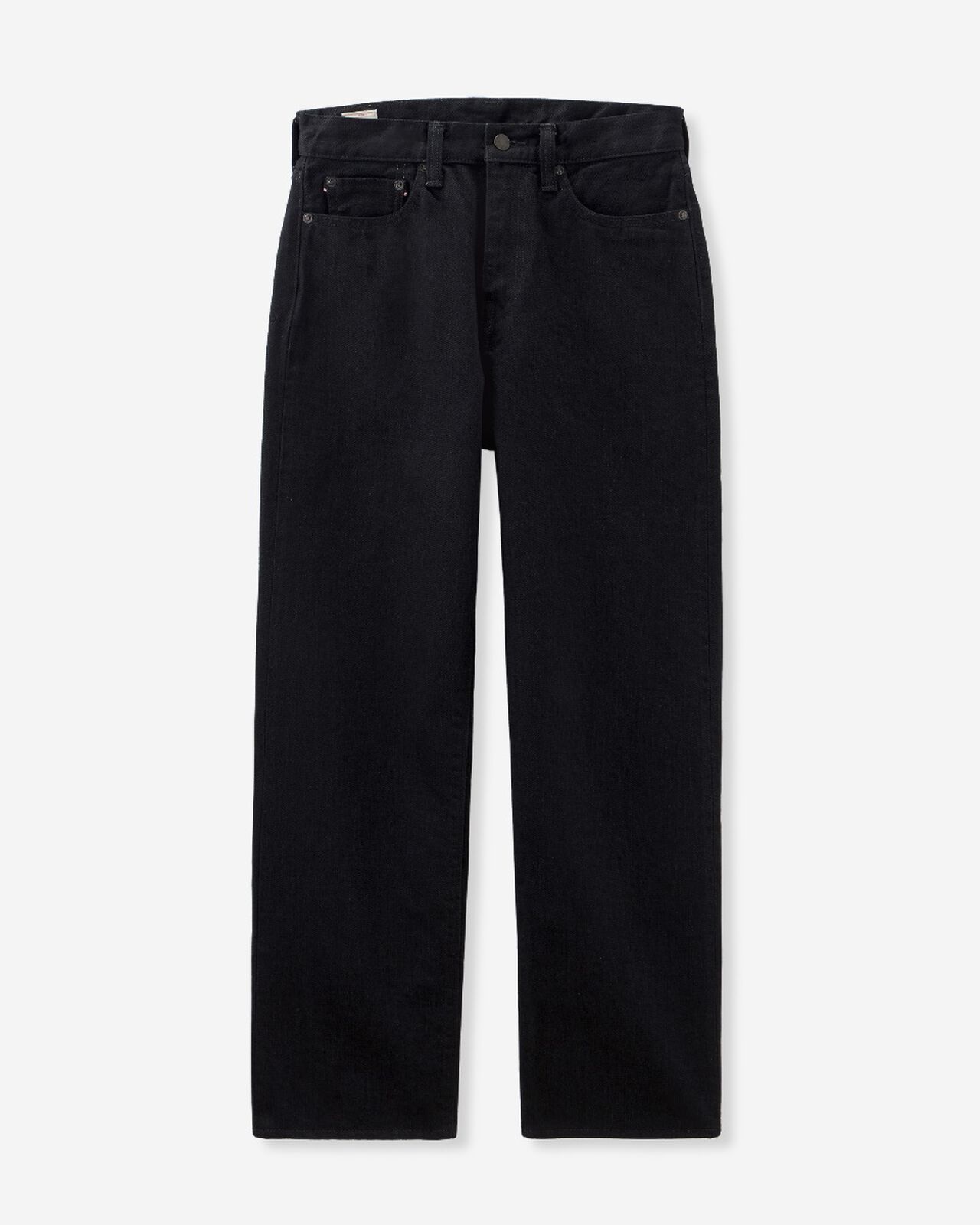 #100 CLASSIC STRAIGHT 15.7oz ZIPPER FLY,BLK, large image number 6