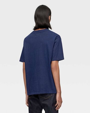 SOFT HEAVY OUNCE S/S TEE - INDIGO,Indigo, large image number 2