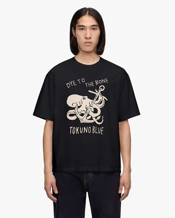 [Mid Feb Release] ZIMBABWE COTTON S/S TEE - OCTOPUS,NAVY, large image number 11