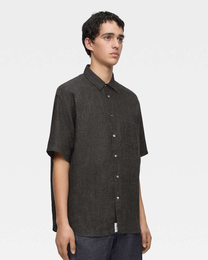 LINEN S/S SHIRT,, medium
