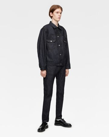 #002 CASHMERE DENIM JACKET 13.7oz,Indigo, small image number 3